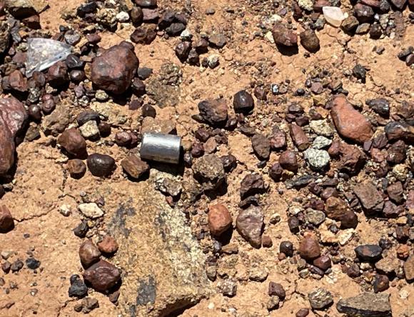 - The missing radioactive capsule was located two meters off the Great Northern Highway.