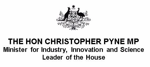 Hon Christopher Pyne MP media release crest