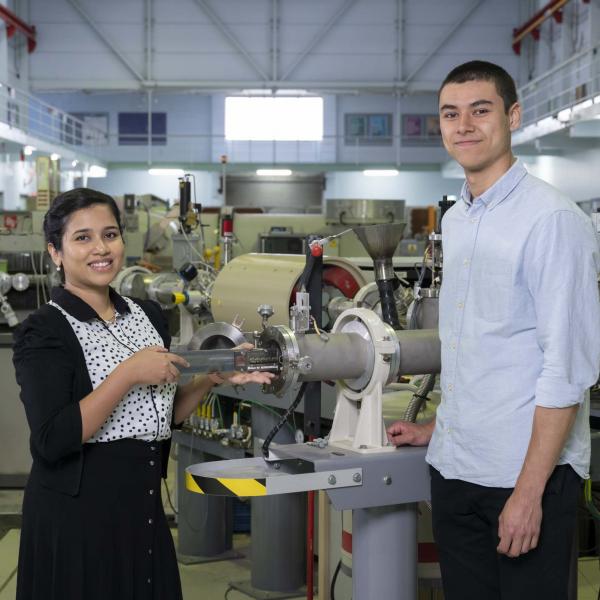 Dr Madhura Manohar with Graduate Keita Richardson