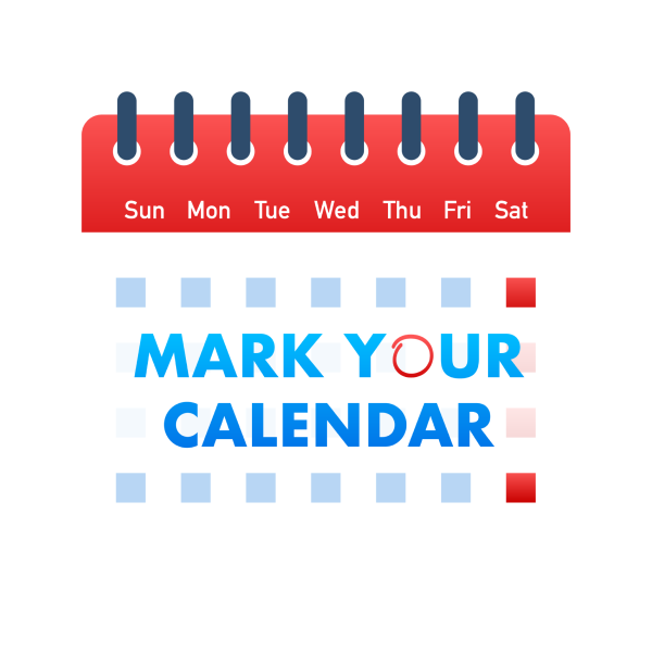 Mark your calendar