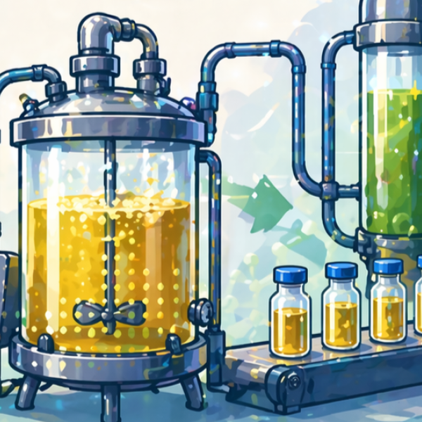 Bioreactor production cartoon