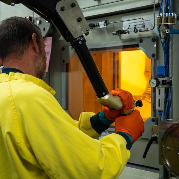 Hot cells at OPAL used in the nuclear medicine production process