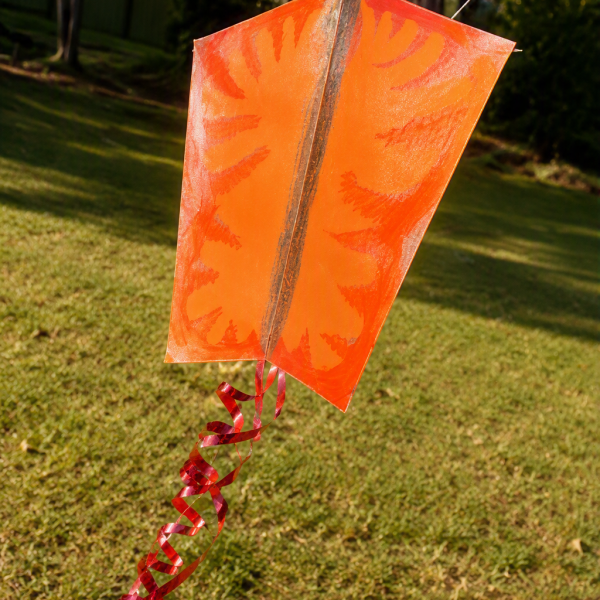 Flying kite photo
