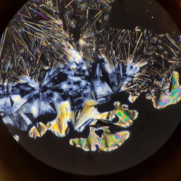 Colourful crystals
