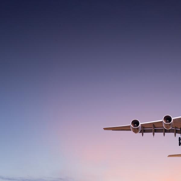 Plane in sky