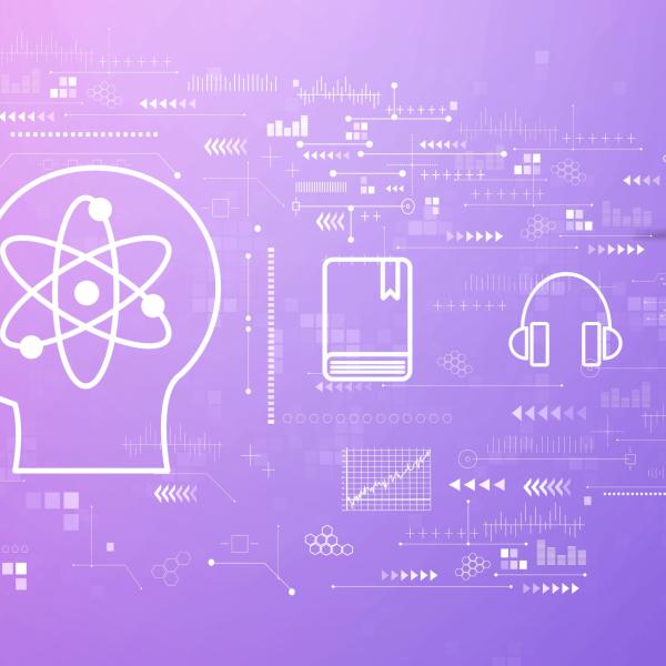 laptop with atoms