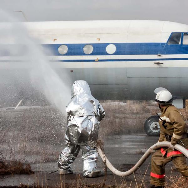 Aircraft firefighters