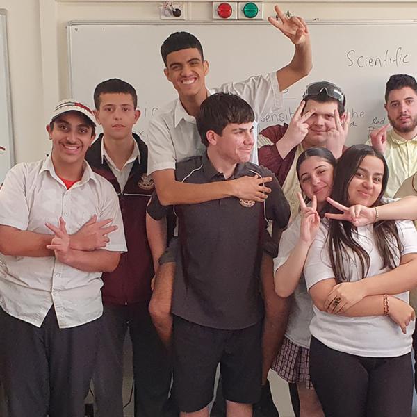 Group photo of camp