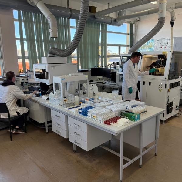 Elemental and trace metal analysis lab