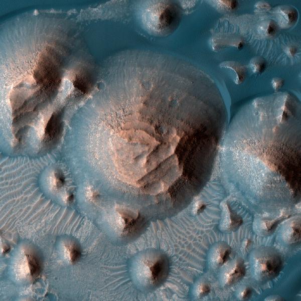 hills on Mars