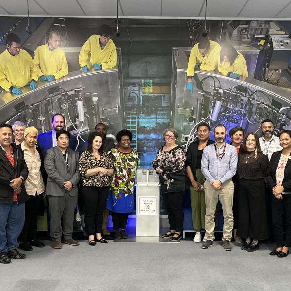 IAEA team at the ANSTO Discovery Centre