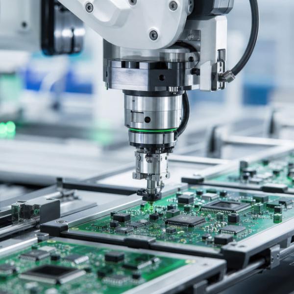 An image of a Semiconductor being made.