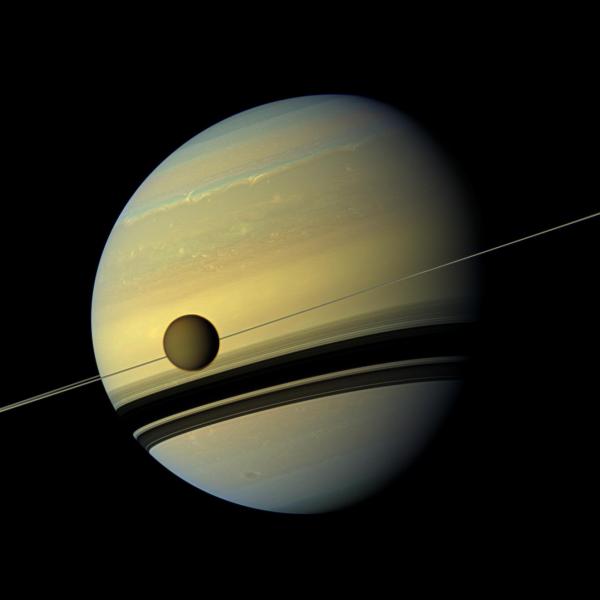New survey uncovers the crystal building blocks of Saturn’s moon Titan