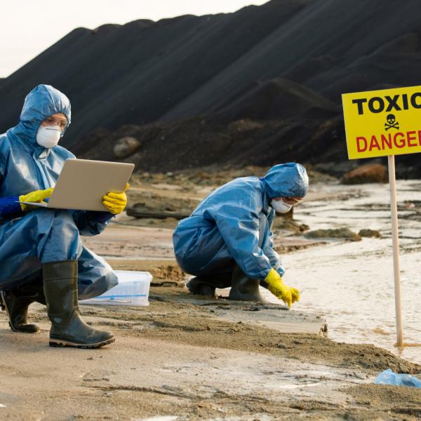 toxic tailings from mining