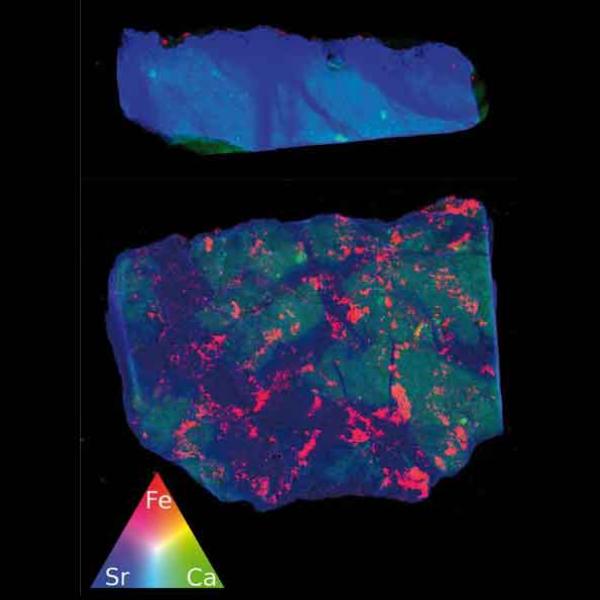 XFM of cave art pigment