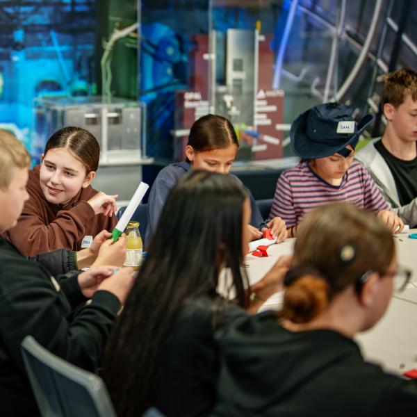 Deaf youth science camp