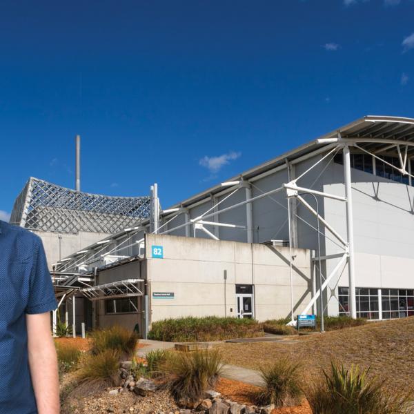 Matthew Teusner at the Australian Centre for Neutron Scattering
