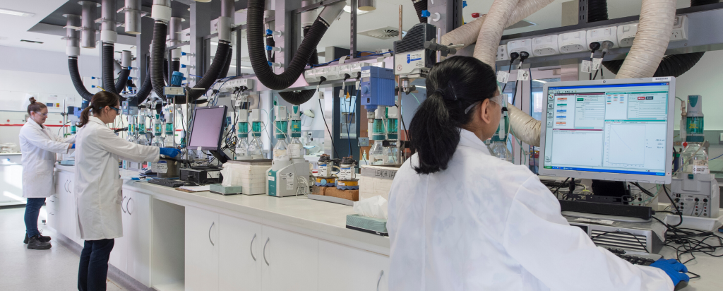 laboratories at ANSTO's Minerals division