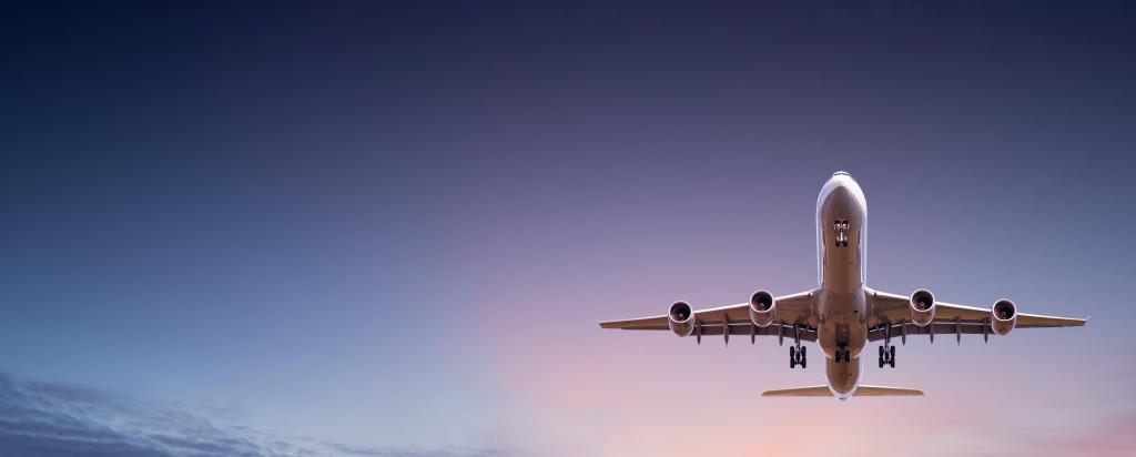 Plane in sky