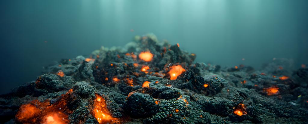 underwater volcano