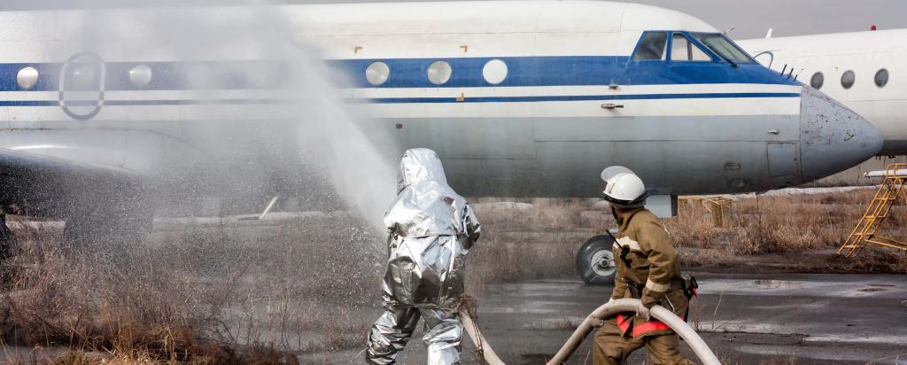 Aircraft firefighters