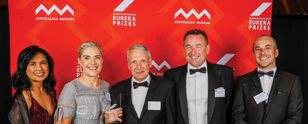 Blue Carbon Horizons Team wins Eureka Prize