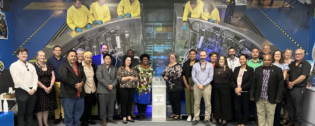 IAEA team at the ANSTO Discovery Centre