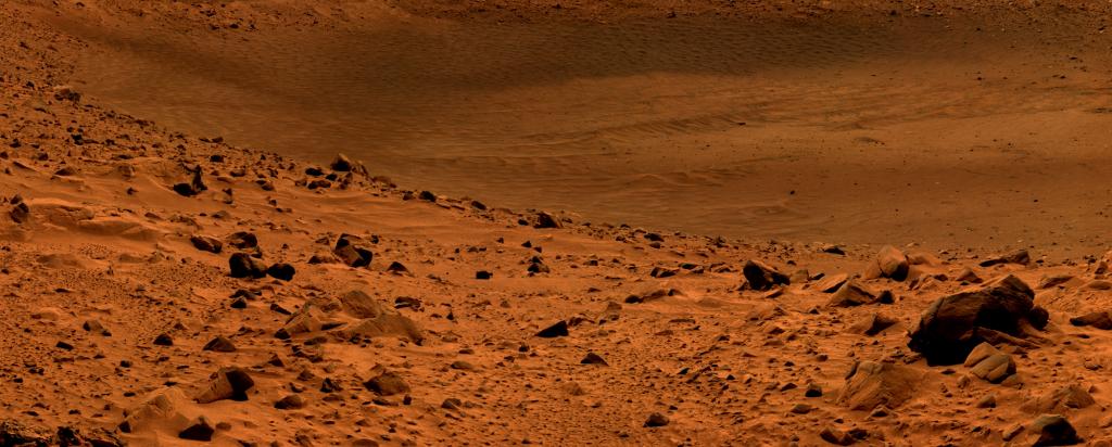 Mars crater