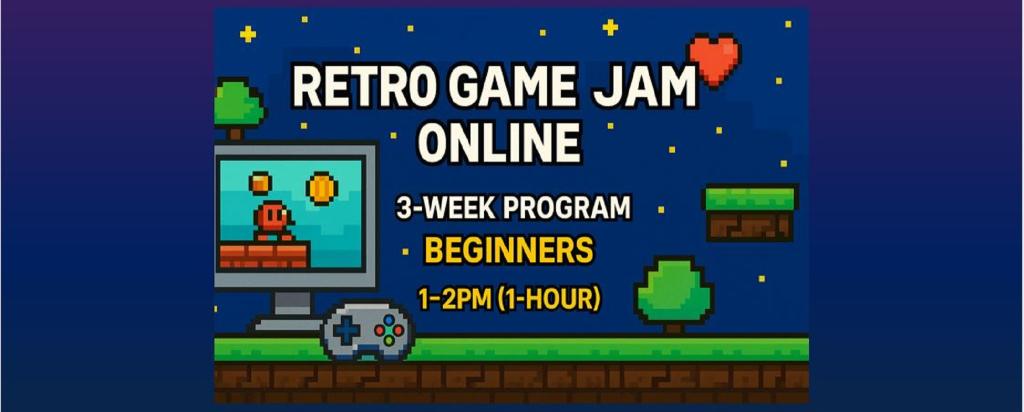 Retro Game Jam (ONLINE) Workshop 
