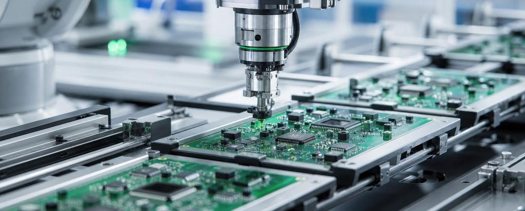 An image of a Semiconductor being made.