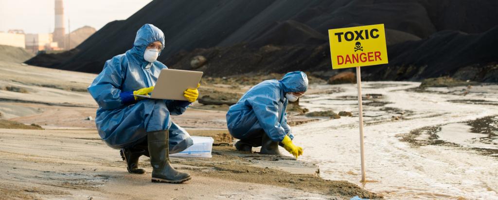 toxic tailings from mining