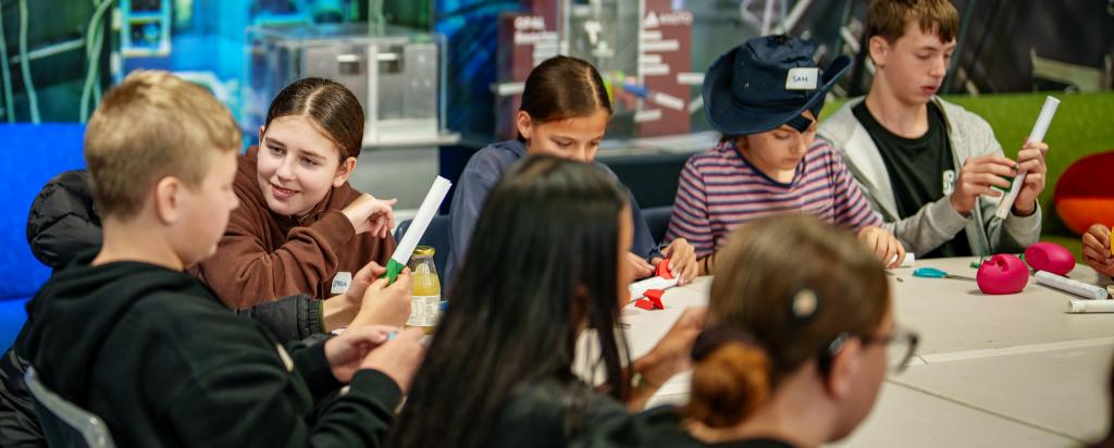 Deaf youth science camp