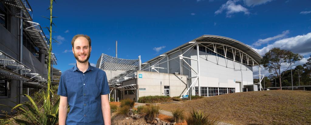 Matthew Teusner at the Australian Centre for Neutron Scattering