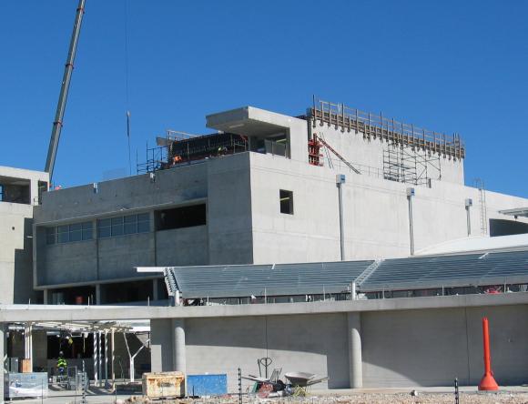 OPAL building under construction in 2002