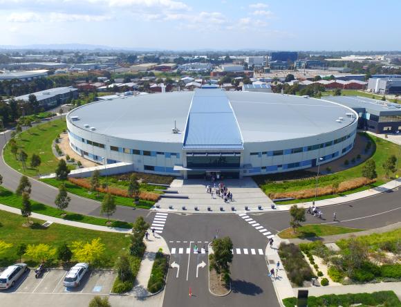 ANSTO's Australian Synchrotron before the installation of solar panels