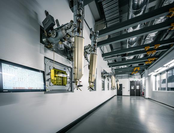 Front of Hot-cell enclosure