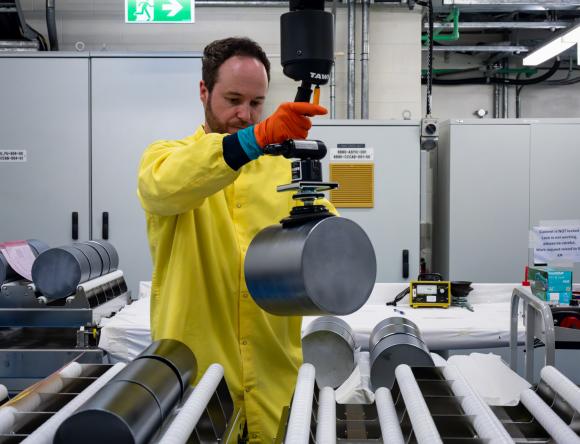Silicon irradiation is conducted in the OPAL reactor