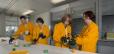 On site radiation safety training course with four participants