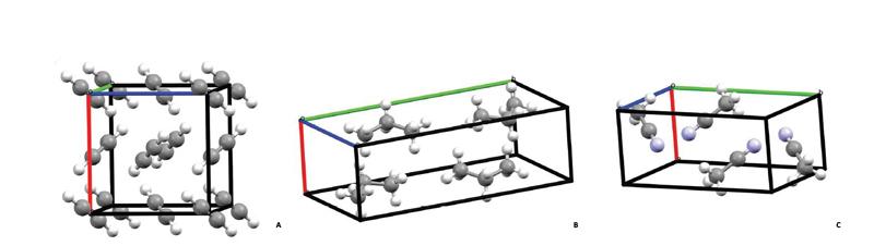 Crystal structures on Titan