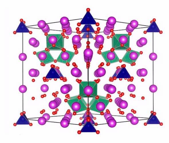 Crystal structure bismuth oxide