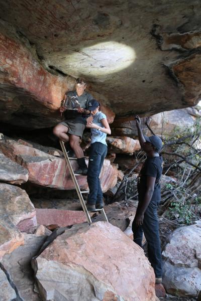 Rock art fieldwork