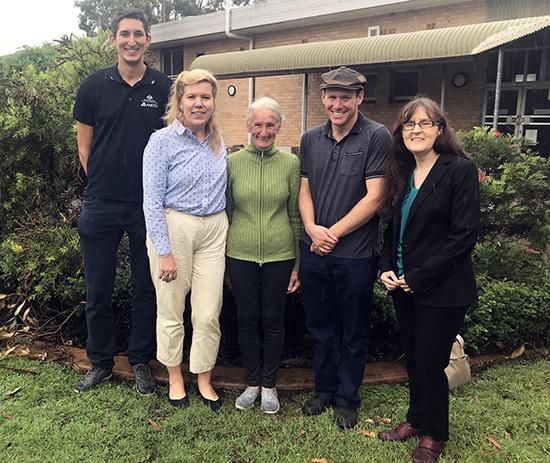 Dale Codling, Simone Richter, Fran Bodkin, Brett Rowling and Michelle Diurant