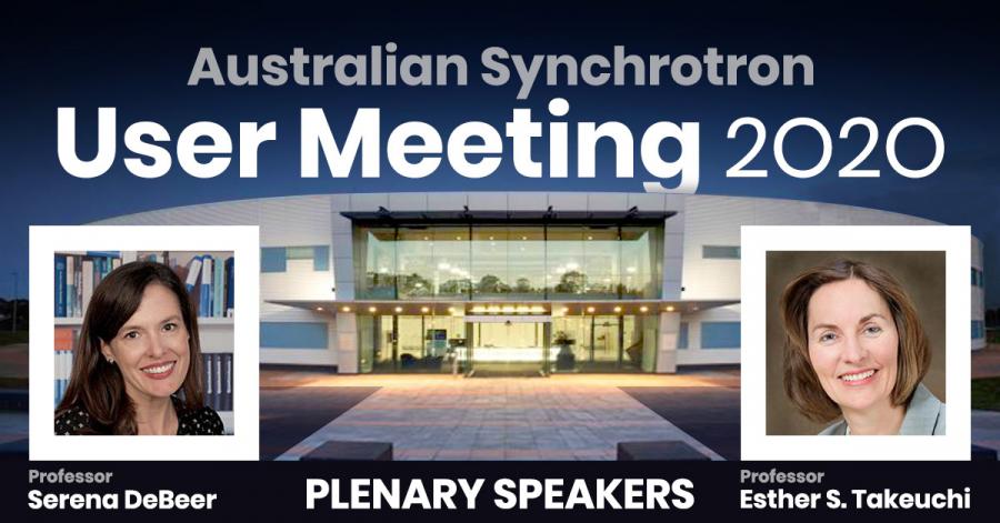 Australian synchrotron user meeting 2020 - plenary speakers
