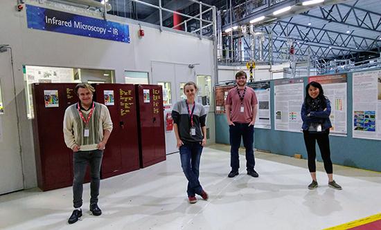 COVID research team at Synchrotron