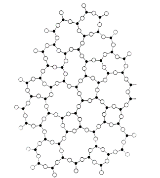 Structure of glass