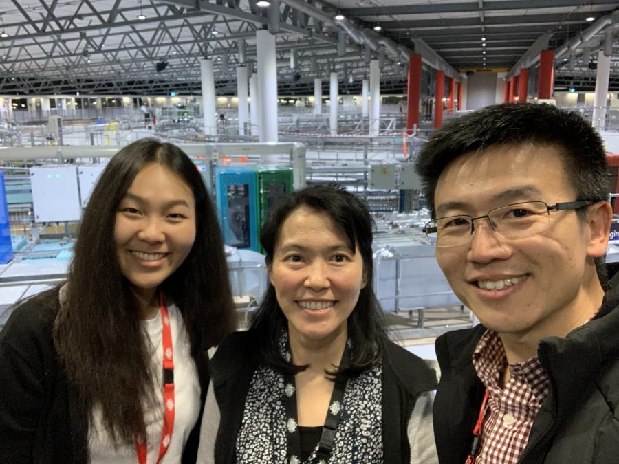 Woojeong Kim_Pimm Vongsvivut and Yong Wang at the Australian Synchrotron