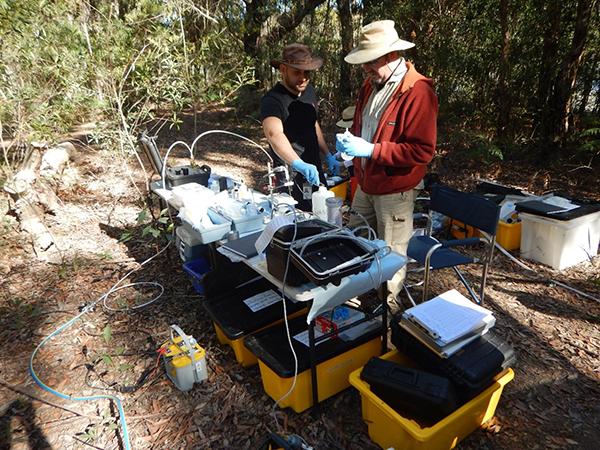 Field radon measurements