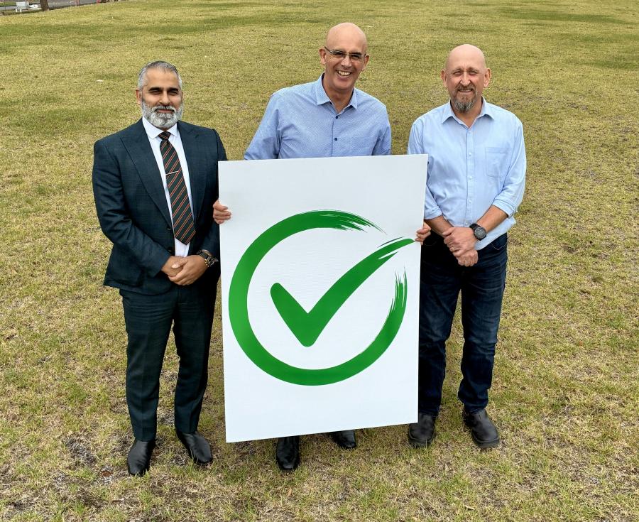 Left to Right – Arun O’Sullivan (Deputy Program Director, NMMF), Martin Little (Program Director, NMMF), Mark Moore (Engineering and Technical Director, NMMF) 