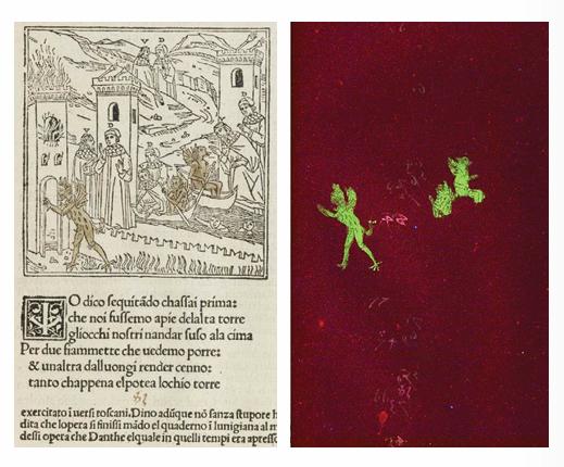 XRF of Dante Divine Comedy