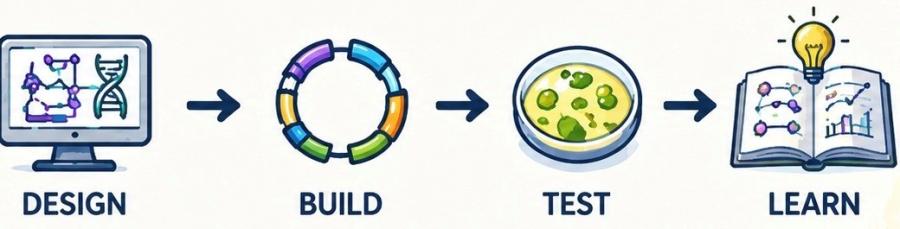 design build test learn system employed in synthetic biology
